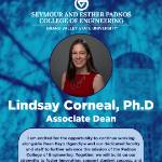 Dr. Lindsay Corneal named Associate Dean